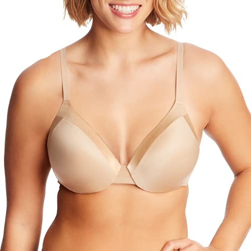 Maidenform Womens Comfort Devotion Underwire Bra, Full Coverage Convertible T-shirt Bras, Body Beige, 36B US