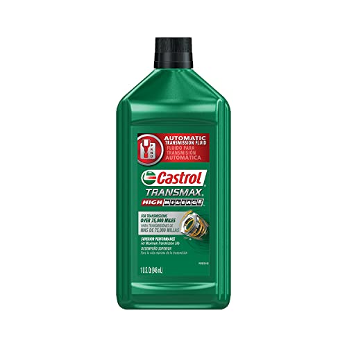 Castrol Transmax High Mileage Automatic Transmission Fluid, 1 Quart