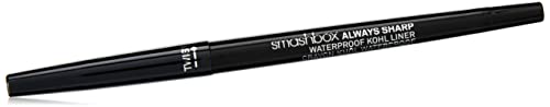 Smashbox Always Sharp Longwear Kohl Eyeliner Pencil | Self-Sharpening Cap When You Twist | Long Lasting, Waterproof Eyeliner, 0.01 Ounce, Raven