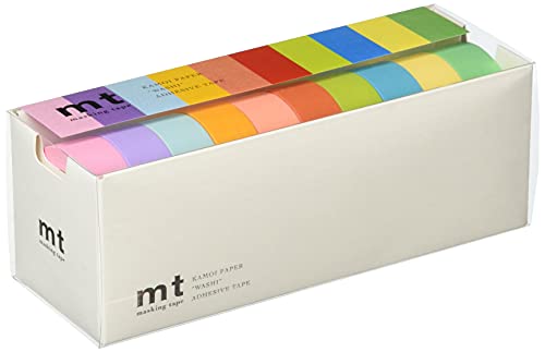 MT Washi Masking Tape 10-Color Bright Set (15mm)