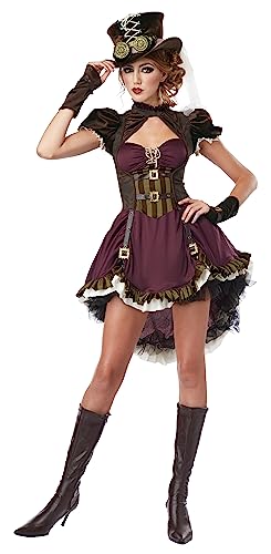 California Costumes womens Steampunk Girl/Adult Adult Sized Costumes, Brown, Medium US
