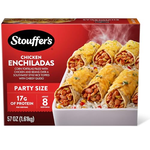 Stouffer's Chicken Enchiladas, Party Size, Frozen Enchiladas, Party Size Frozen Meals 57 oz
