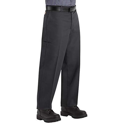 Red Kap Men's Cell Phone Pocket Pant, Black, 36W x 30L