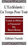 Lecclsiaste Un Temps Pour Tout