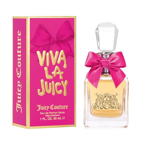 Juicy Couture Viva La Juicy Eau De Parfum, Women's Perfume with Notes of Mandarin, Gardenia & Caramel, Floral & Sweet, EDP Spray, 1.0 fl oz