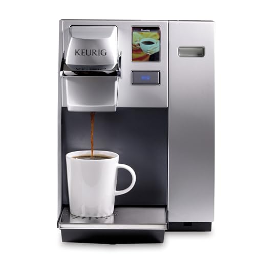 K155 Office Pro Single Cup Commercial K Cup Pod Coffee Maker Silver