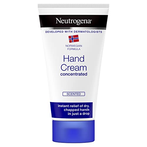 Neutrogena Norwegian Formula Concentrated Scented Hand Cream (1x 75ml), Cream for Instant and Lasting Relief from Dry Skin and Chapped Hands, Hand Lotion with Glycerin and Vitamin E
