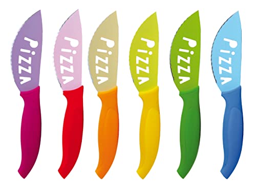 🔥 STARKER PREIS (-55%) Excelsa Brunch Time Pizzamesser 6er Set mehrfarbig