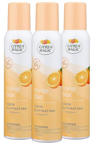 Citrus Magic 3-Pack Natural Odor Eliminating Air Freshener Spray A
