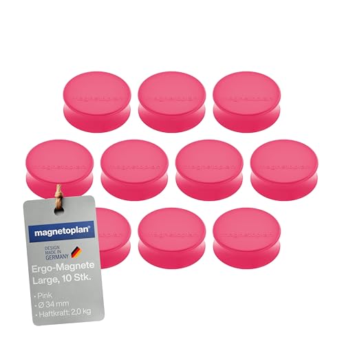 🔥 SELTEN SO GÜNSTIG (-39%) Ergo-Magnete, large, pink/Pack a 10 Stück