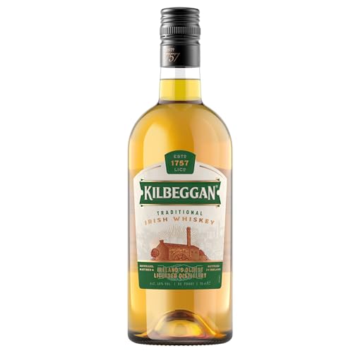 (-34%) Kilbeggan Blended Whisky, Traditional Irish Whiskey | mit einem Hauch von Sherry | 40% Vol | 700ml Einzelflasche