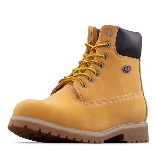 Lugz Men's Convoy Fashion Boot Winter, Golden Wheat/Bark/Tan/Gum, 10