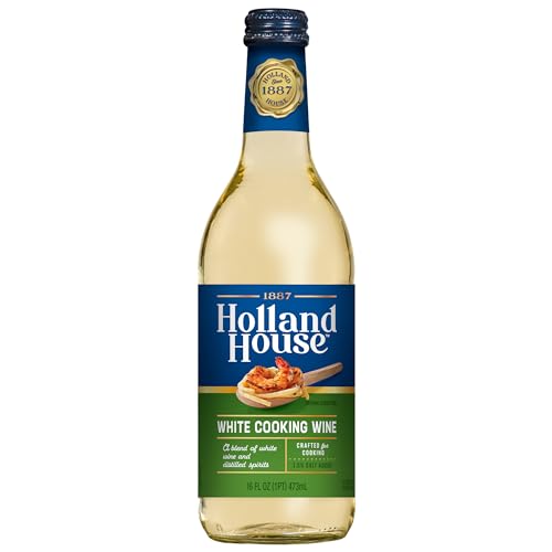 Holland House White Cooking Wine, Ideal for Cooking, Roasting and Marinating, 16 FL OZ