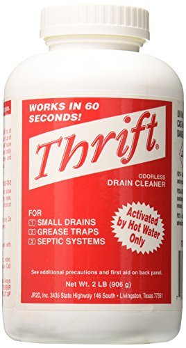 Thrift Marketing GIDDS-TY-0400879 Drain Cleaner 2 lb , White35.5inch Drain Clog Remover(1pcs), 25inch Drain Snake Hair 