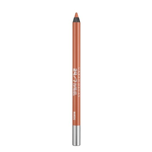 Urban Decay 24/7 Glide-On Lip Pencil, Waterproof and Long-Lasting Lip Liner, Shade: Naked 2, 1.2g