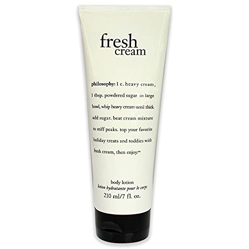 philosophy fresh cream body lotion - with notes of vanilla, heliotrope & tonka bean - 7 fl oz