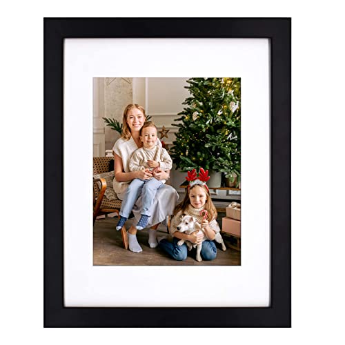 Golden State Art 11x14" Photo Wood Frame With Mat (for 8x10" Picture)