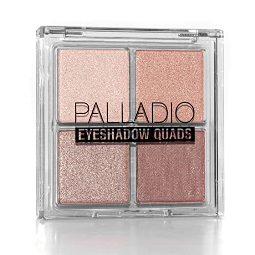 Eyeshadow Quads Velvety Pigmented Blendable Matte Metallic And
