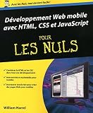 Dveloppement Web Mobile Avec Html Css Et Javascript Pour Les Nuls
