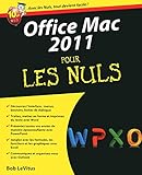 Office 2011 Mac Pour Les Nuls Informatique