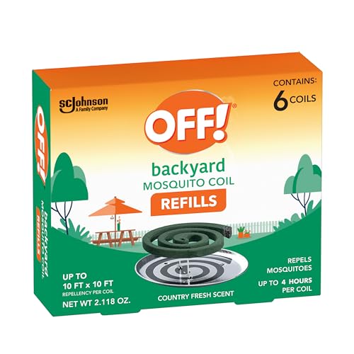 Off Backyard Mosquito Repellent Coil Refills Perfect For Outdoor