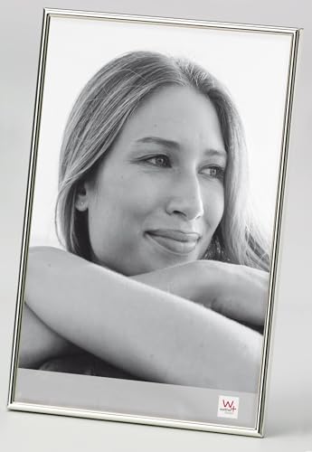 🔥 STARKER PREIS (-52%) walther design Bilderrahmen silber 21 x 29,7 cm (DIN A4) Chloe Portraitrahmen WD130S