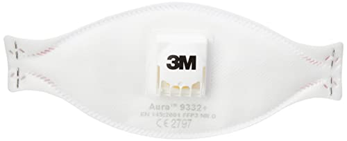 3M Aura 9332+, masque anti-poussière FFP3 à soupape
