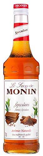MONIN Premium Speculoos Syrup 700ml for Coffee and Cocktails. Vegan-Friendly, Allergen-Free, 100% Natural Flavours and Colourings.