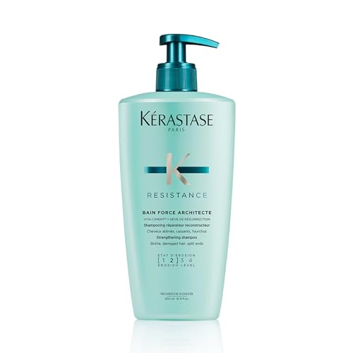 KERASTASE Resistance Shampoo for Damage from Heat Styling, 16.9 Fl Oz