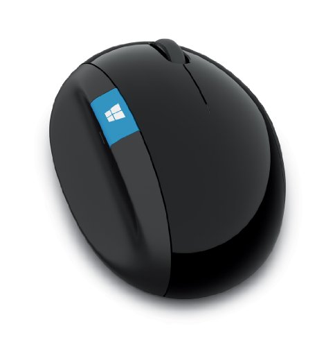 マイクロソフト 人間工学 ワイヤレス マウス Sculpt Ergonomic Mouse for Business Win7/8 Black  (ブルートラック) 5LV-00004