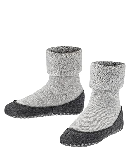 (-53%) FALKE Unisex Kinder Stoppersocken Cosyshoe K Hp Wolle rutschhemmende Noppen 1 Paar, Grau Light Grey 3400, 29-30