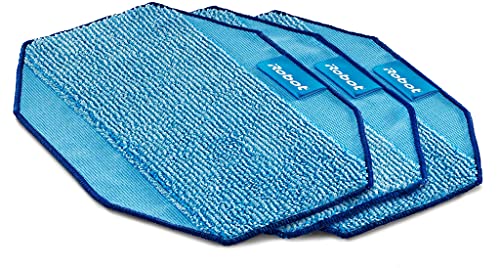 🔥 SELTEN SO GÜNSTIG (-40%) iRobot Originalteile - Originales Zubehör, Mikrofaserwischtücher (3X), Kompatibilität mit der Braava Jet 300 Serie, Blau, Weiß, 4409706