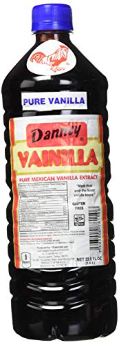 Danncy Vanilla Dark 33.8 fl oz (1L) 2 Pack – Authentic Mexican Vanilla Flavor
