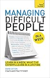 Managing Difficult People In A Week Teach Yourself English Edition