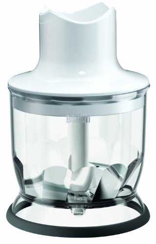 🔥 SELTEN SO GÜNSTIG (-40%) Braun Household Zerkleinerer Aufsatz MQ 20 - Stabmixer Zubehör kompatibel mit Braun Household MultiQuick Stabmixer mit EasyClick System, 350 ml, weiß