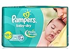 Pampers Taped Baby Diapers Small SM 46 count