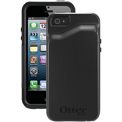 OtterBox Commuter Wallet Series Case for iPhone SE and iPhone 5/5s, Black