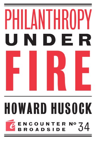 Philanthropy Under Fire book cover
