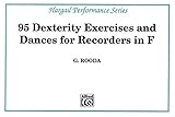 Finger Dexterity Exercises For Recorders In F Hargail Performance Series