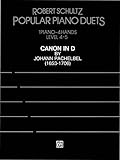 Canon In D For Advanced Piano Popular Piano Duet Series English Edition