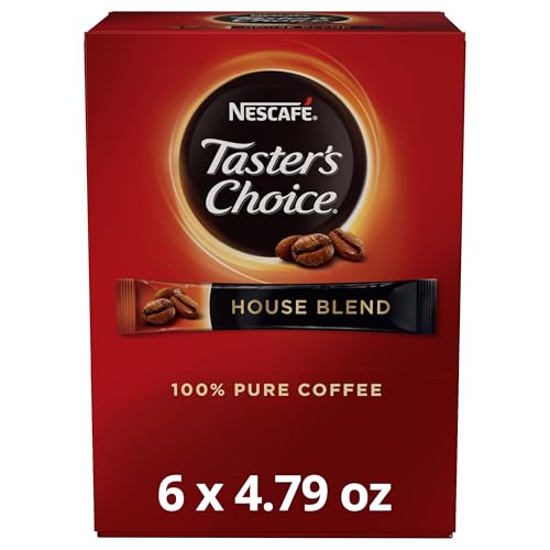 Nescafe Instant Coffee Packets, Taster's Choice Light Roast, 1.7 g Singles (Pack of 80)