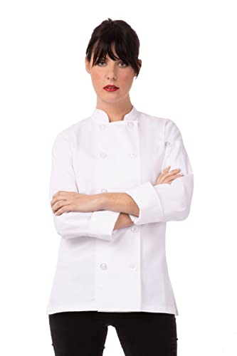Chef Works Women's Le Mans Chef Coat, White, Small