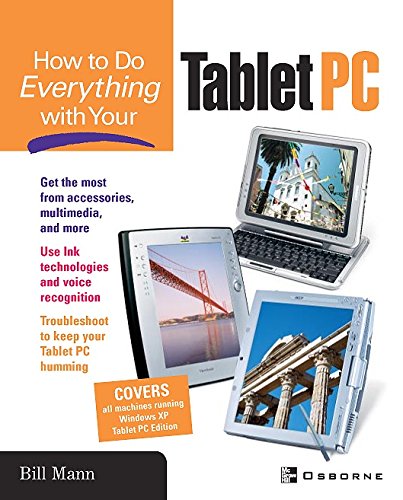 How To Do Everything with Your Tablet PC book cover