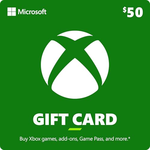 $50 Xbox Gift Card [Digital Code]