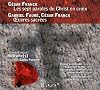 Franck; Faure: Seven words of Christ on the cross