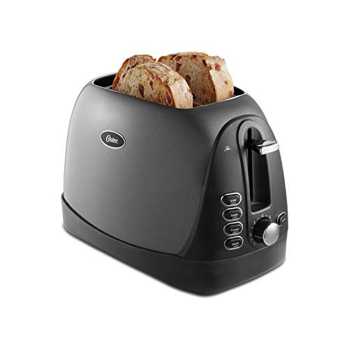 Oster 2 Slice Bread Bagel Toaster Metallic Grey