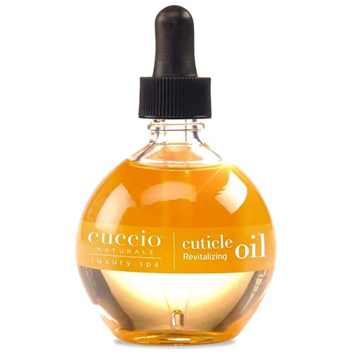 Cuccio Naturale Revitalizing- Hydrating Oil For Repaired Cuticles Overnight - Remedy For Damaged Skin And Thin Nails - Paraben /Cruelty-Free Formula - Milk And Honey - 2.5 Oz