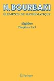 Algbre Chapitres 1 3