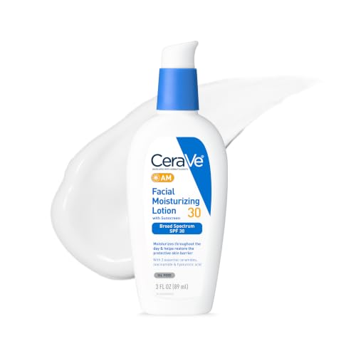 CeraVe AM Facial Moisturizing Lotion with SPF 30, 3 Ounce
