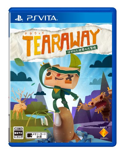 PSVitaのアクション・ゲーム人気投票&ランキング【ACT】 36位 Tearaway ~はがれた世界の大冒険~の画像